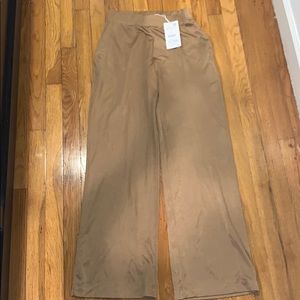 Zara wide leg polyester pants